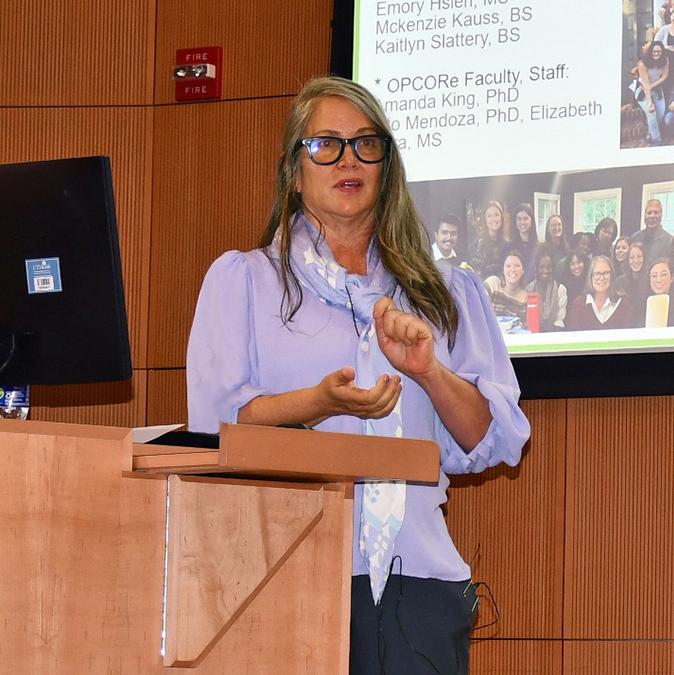 Alumna Terri S. Armstrong delivers the 2025 Jane and Robert Cizik Lecture.