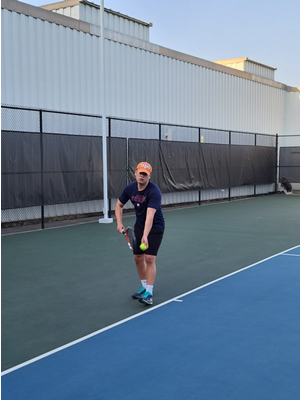 Spring 2022 Tennis League Champ: Derek Sung